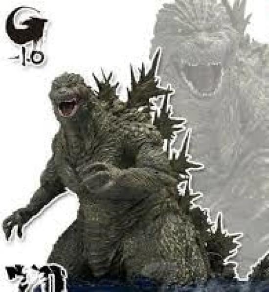 

Арт Виньетка Океан Изображение Фигурка Официальный Годзиллара-1.0 Годзиллара (2023) Вер. чёрный