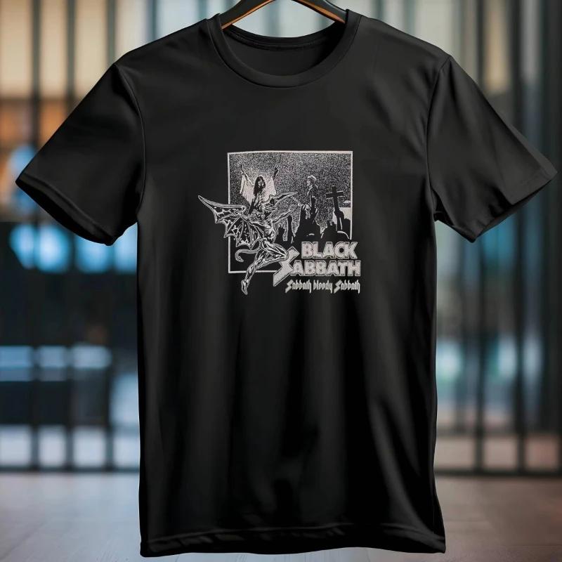 2026 Black Sabbath Aston Villa Rückseite Die Letzte Show Bedrucktes Kurzarm Sommer Baumwolle Rundhals T-Shirt Locker Herren Damen Druck