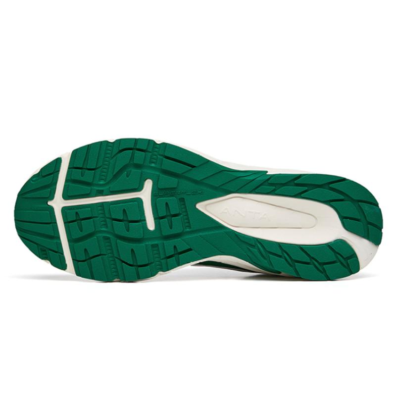 Anta AT951 Nízké sportovní ležérní boty Pánské bílo-zelené tenisky 912235596-10