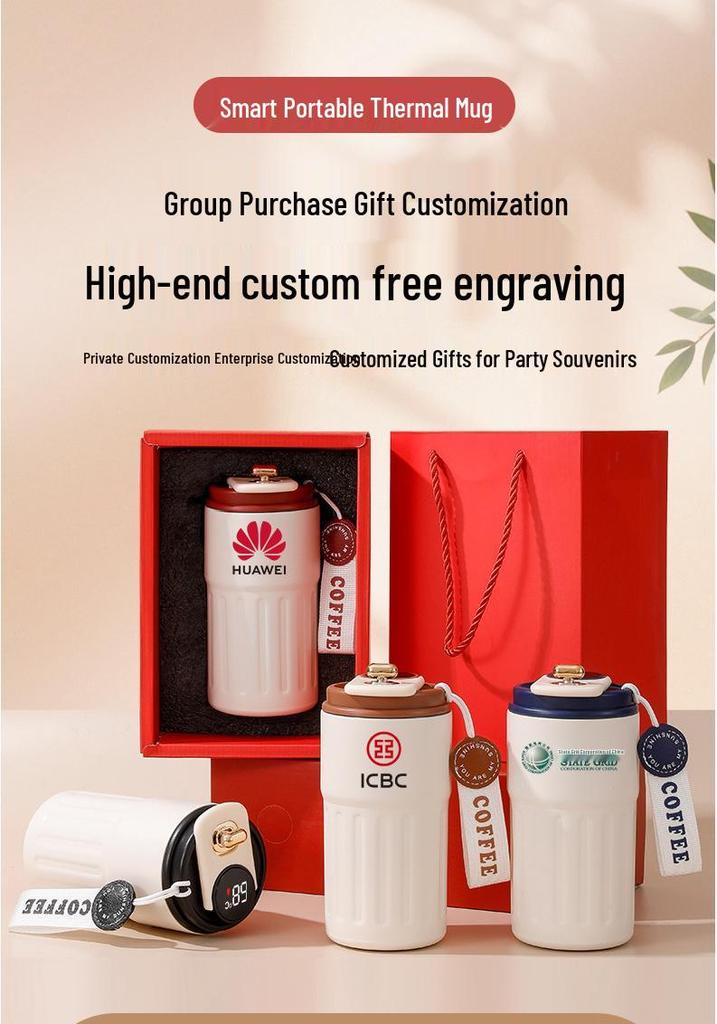 316 Stainless Steel Smart Insulated Travel Coffee Cup