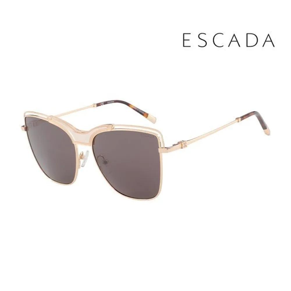 

Escada Sunglasses SES B74F 0300 Cat-Eye Metal UV Protection Women s SES B74F 0300_C [58]
