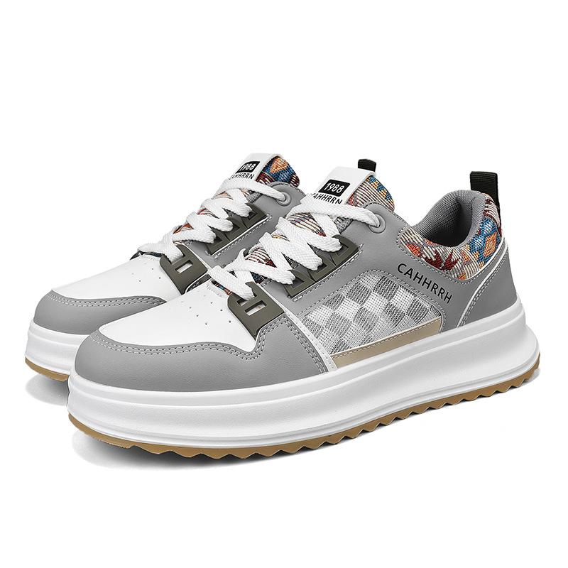 Casual board shoes men's spring new men's shoes niche outdoor versatile platform low-top shoes sports shoes