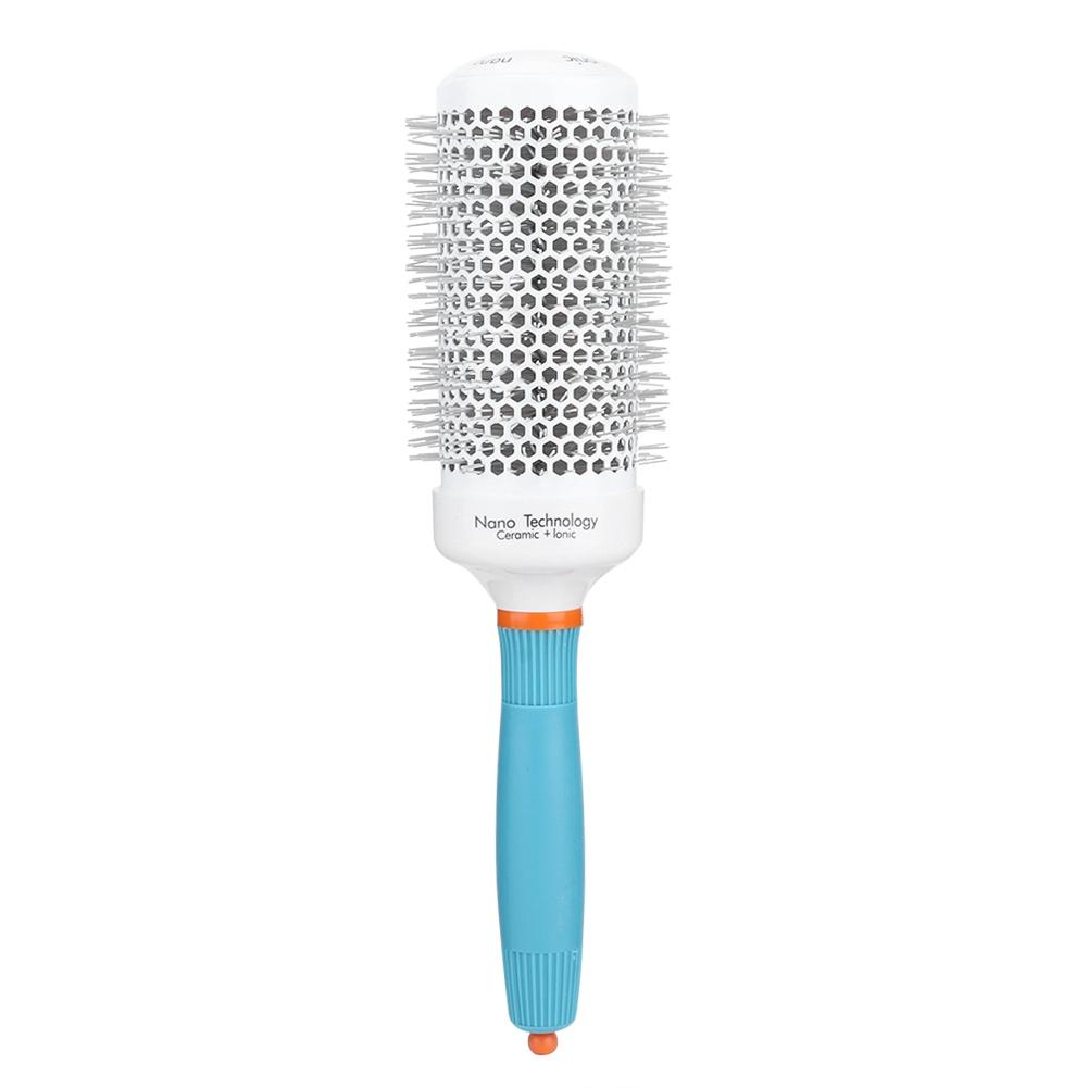 Aluminium Buis Roller Kam Ronde Kapperskam Haarstyling Kam Kapsel Tool 53# white