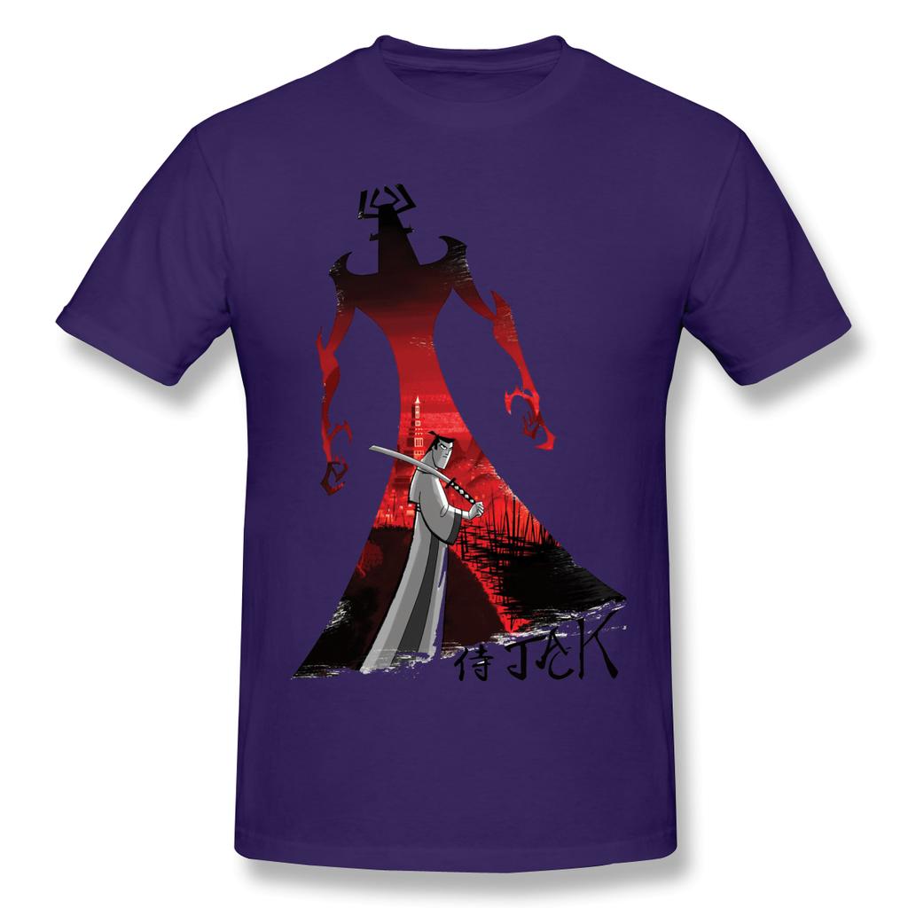Samurai Jack Cool Creative Casual T Shirt Hot Sale Samurai Jack Tee Shirt 100% Cotton O Neck T-shirts
