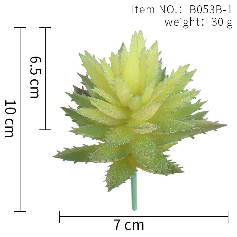 Simulation Succulent Plant Head Small Succulent Plant Head Home Decoration Supermarket Decoration Shooting Props Products