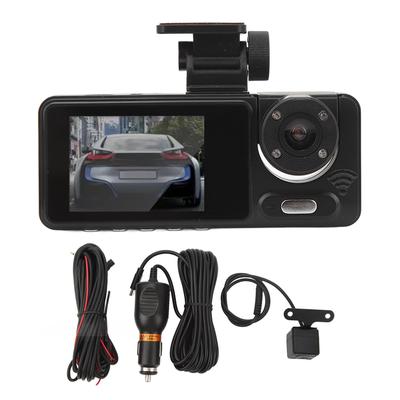 1080P Dash Cam with Triple Lens 2 Inch IPS Display Night Vision Rotatable Car Dashboard Camera