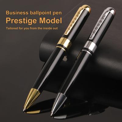 1.0mm Ballpoint Pen Smooth Writing Quick Drying Constant Ink Rotating Core Out Note Taking Refill Replaceable Bullet Signing Pen for School