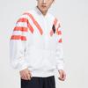 Jordan 6 SRT LGC Nylon Jacket With Multiple Stripes And Zip Men Jacket White Red Bv5406-100