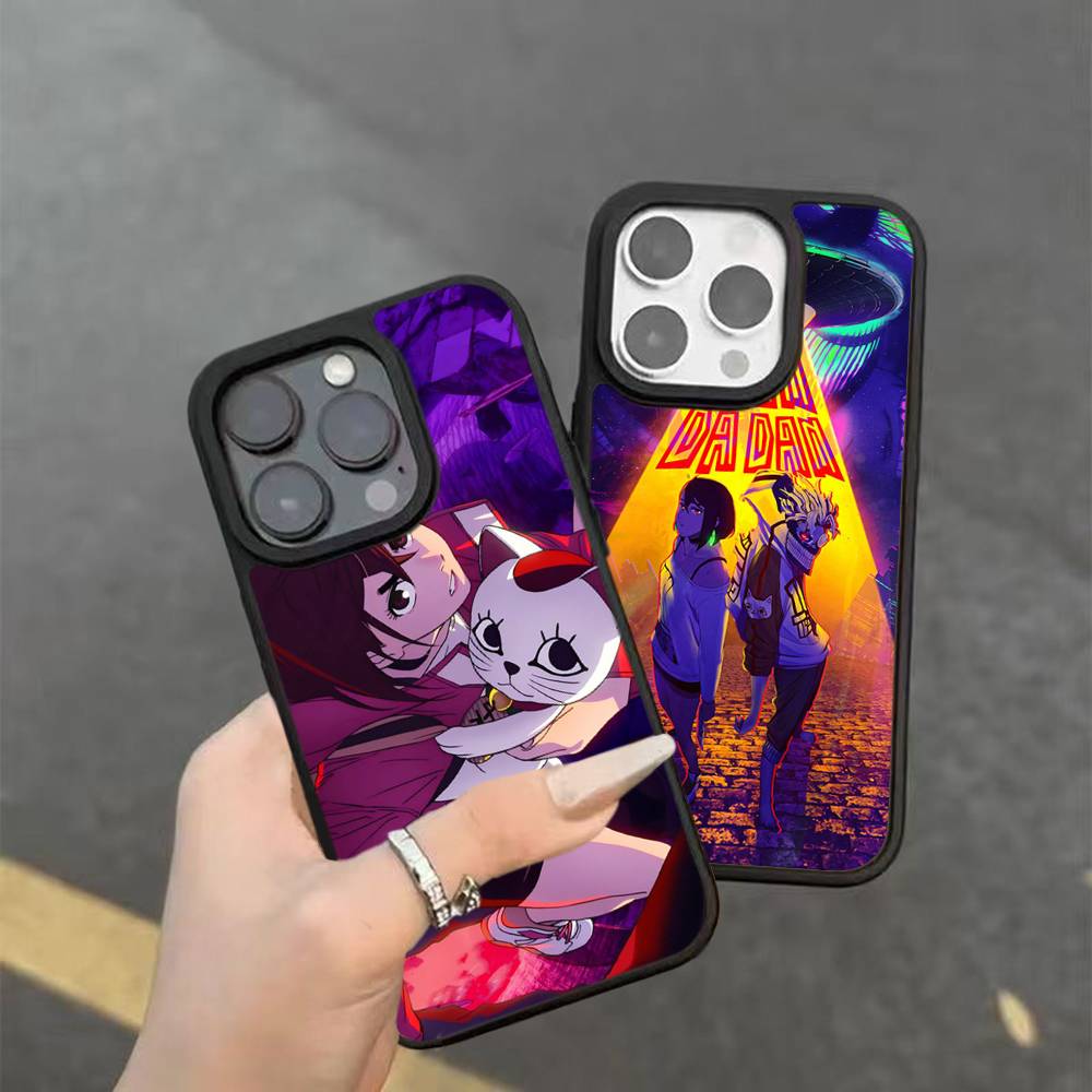 Adventure Anime Dandadan PC+TPU Protective Phone Case For IPhone 17 16 Pro Max 15 Plus 14 13 12 11 Cover