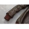 Chinese Size Classic Air Force A2 Flight Jacket Edged Army Green Genuine Cow Leather Jacket Men Pilot Coat Autumn Jaquetas Masculina De Couro