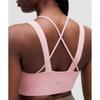 Lululemon Sutiã Longo Like A ClouD Suporte Leve Copas D DD Rosa tiDe