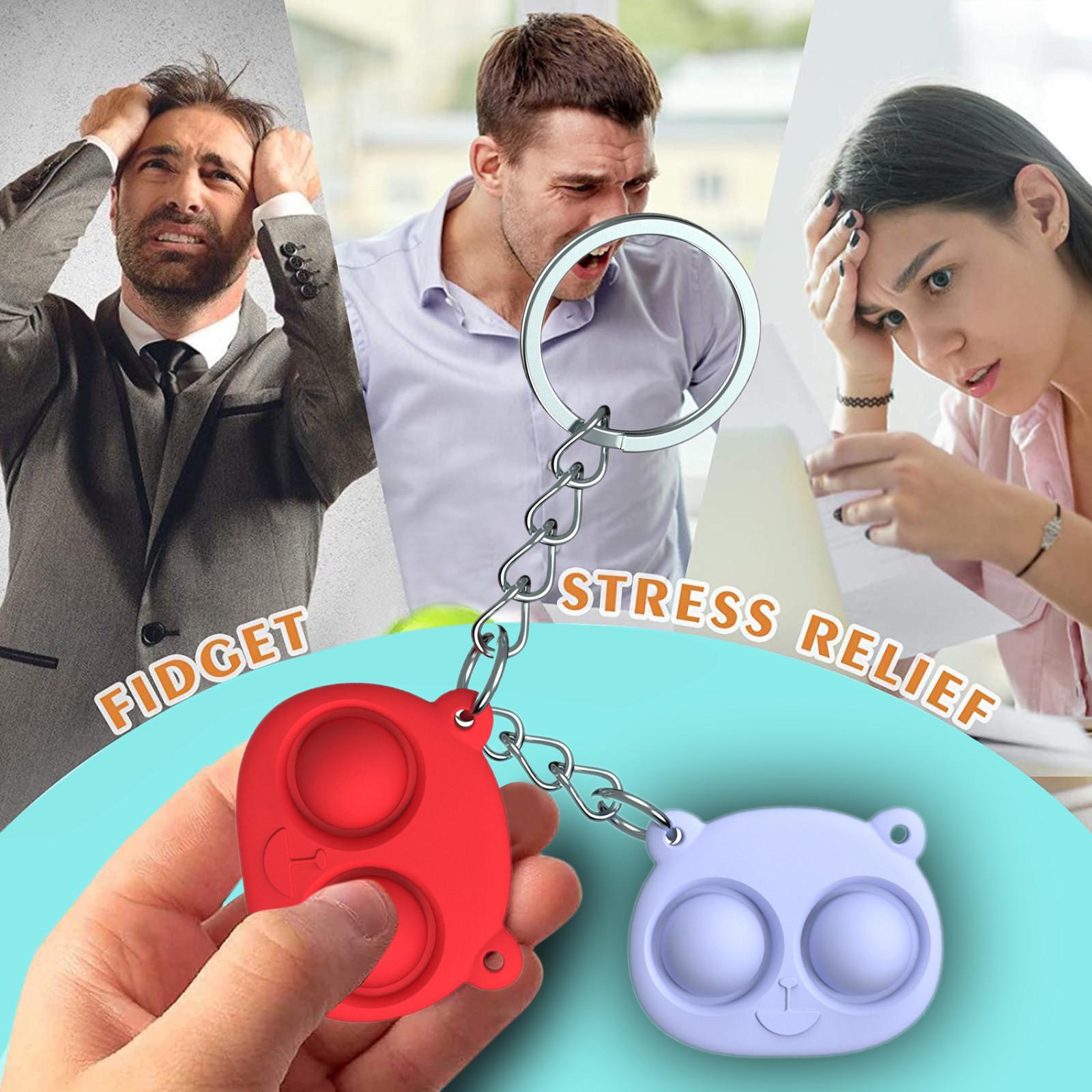 

Folulus 4PC Push Bubble Sensory Toy Special Needs Stress Reliever
