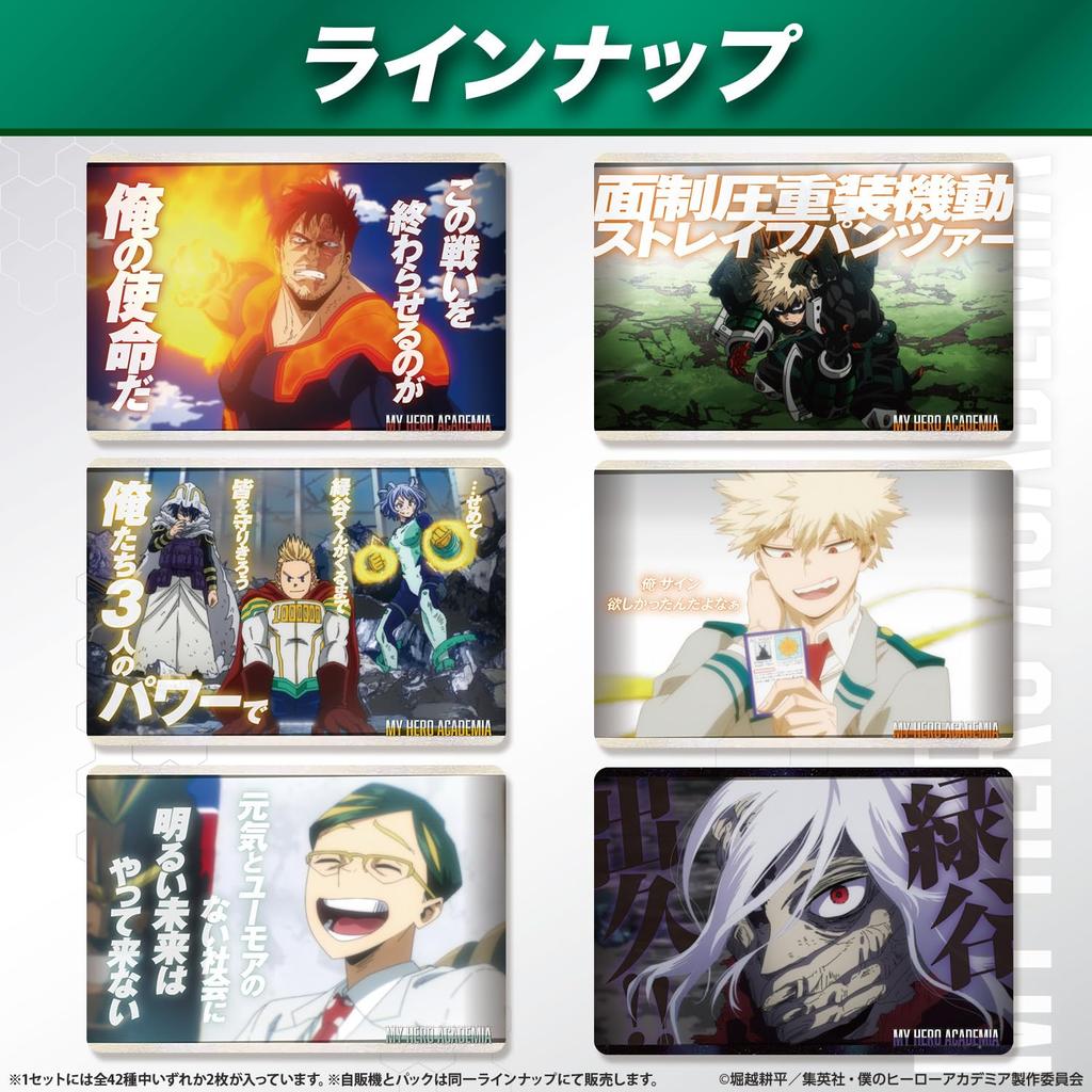 BANDAI TV Anime "My Hero Academia" Metal Card Collection 6 (Box of 24 Packs)