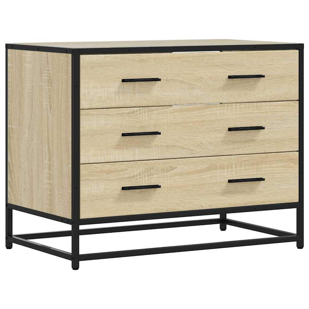 Vidaxl Komoda, Dąb Sonoma, 70X41X56 Cm, Materiał Drewnopochodny