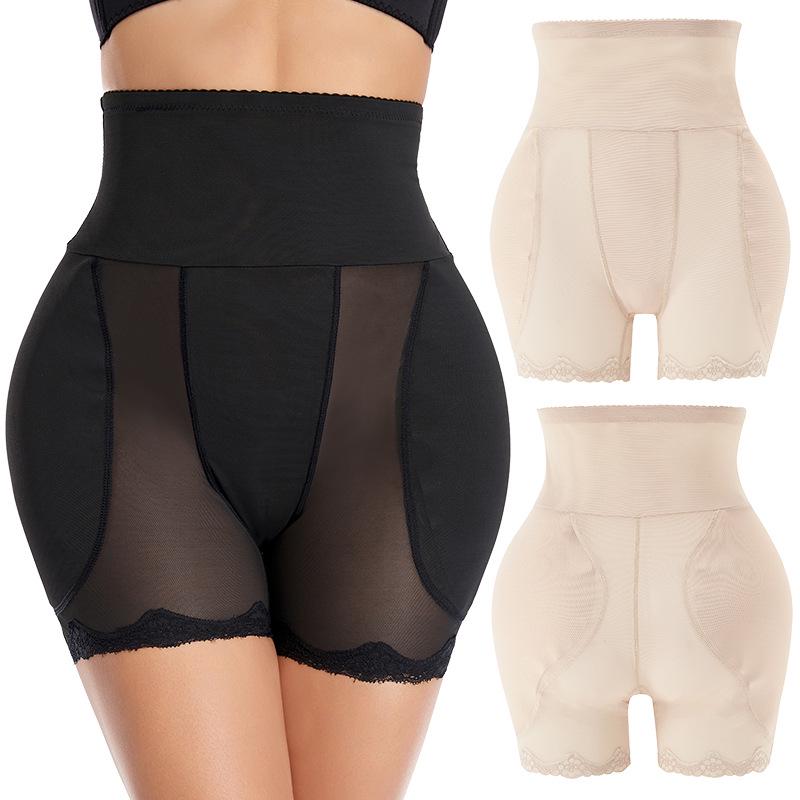 Women's Plus Size Tummy Control High-Waisted Body Shaping Pants with Hip Enhancement