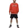 Jordan Logo Print Crew Neck Sweatshirt Men Tops Red FD9938-671