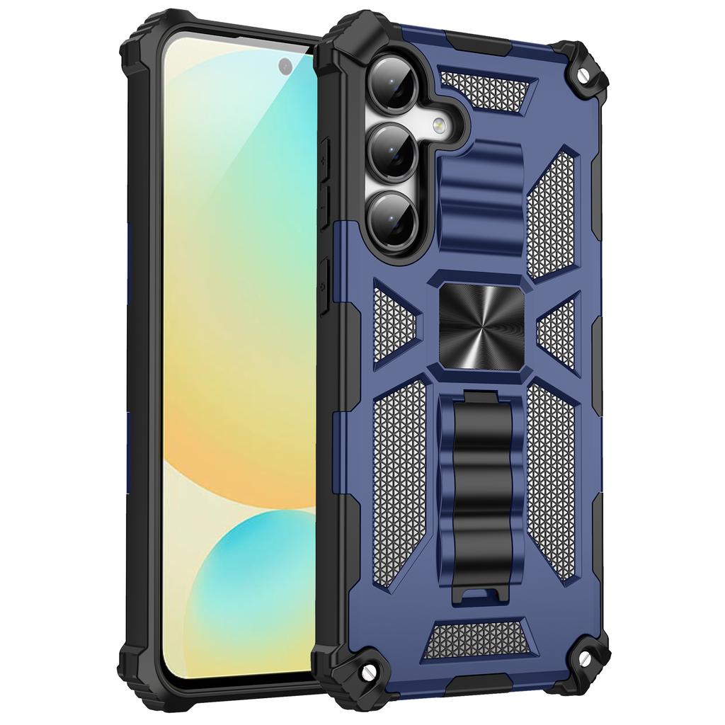 For Samsung Galaxy S24 FE Phone Case Kickstand Drop Protection PC+TPU Back Cover