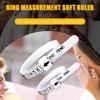 New Ring and Bracelet Sizer Measuring Tool Reusable Ring Size Guage for Fingers and Bangle Sizing Tool for Jewelry Measurement