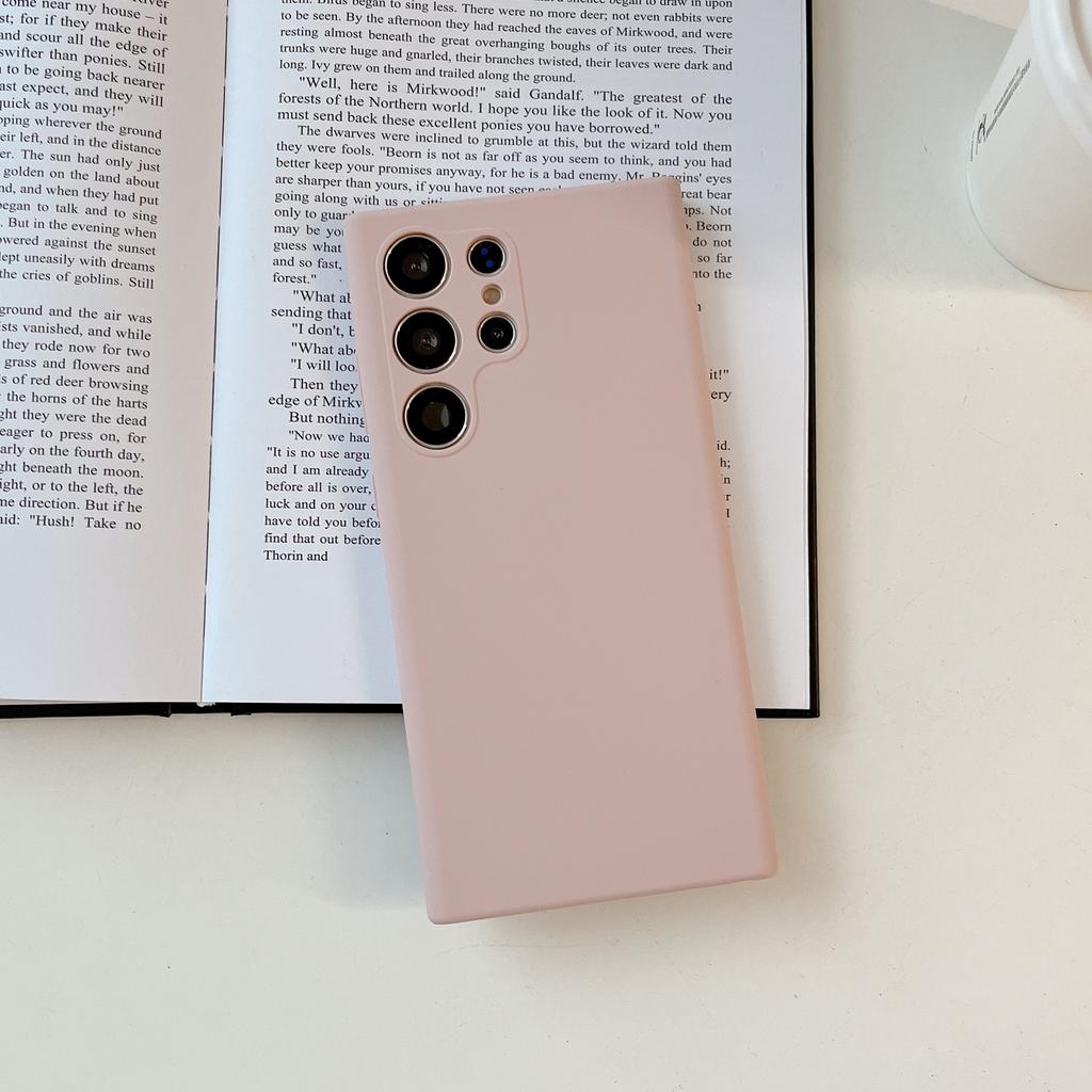 Liquid Silicone Samsung S11Ultra Mobile Phone Case Solid Color Skin-friendly S11ultra Simple Anti-drop Protective Case