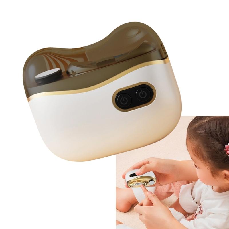 Professional Nail Trimmer With LED Illumination Low Noise Design Effortless Grooming Device For Different Ages