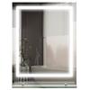 Large Vanity Mirror with Lights and Shelf, Illuminated Bathroom Mirror with 3 Colour Brightness, Smart Touch, Anti-Fog