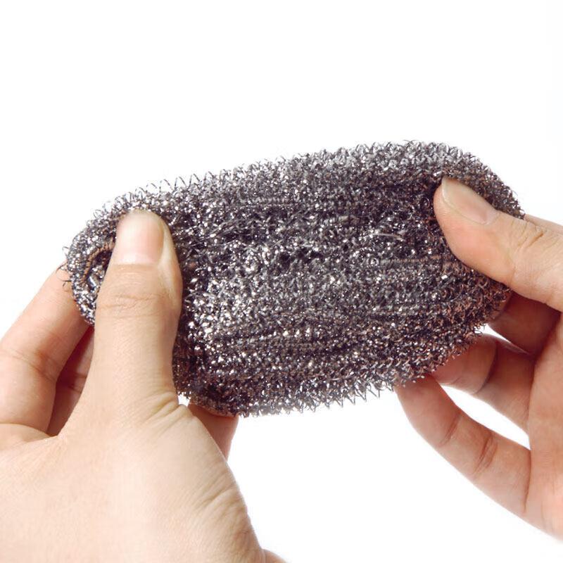 Boyido Stainless Steel Spiral Scourers with Scouring Pad