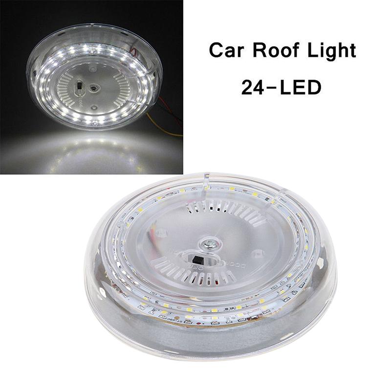 12V 46 Led Car Round Ceiling Dome Roof Light Interior Light Lamp On/Off Switch For Camper Van Caravan Motorhome Boat Rv