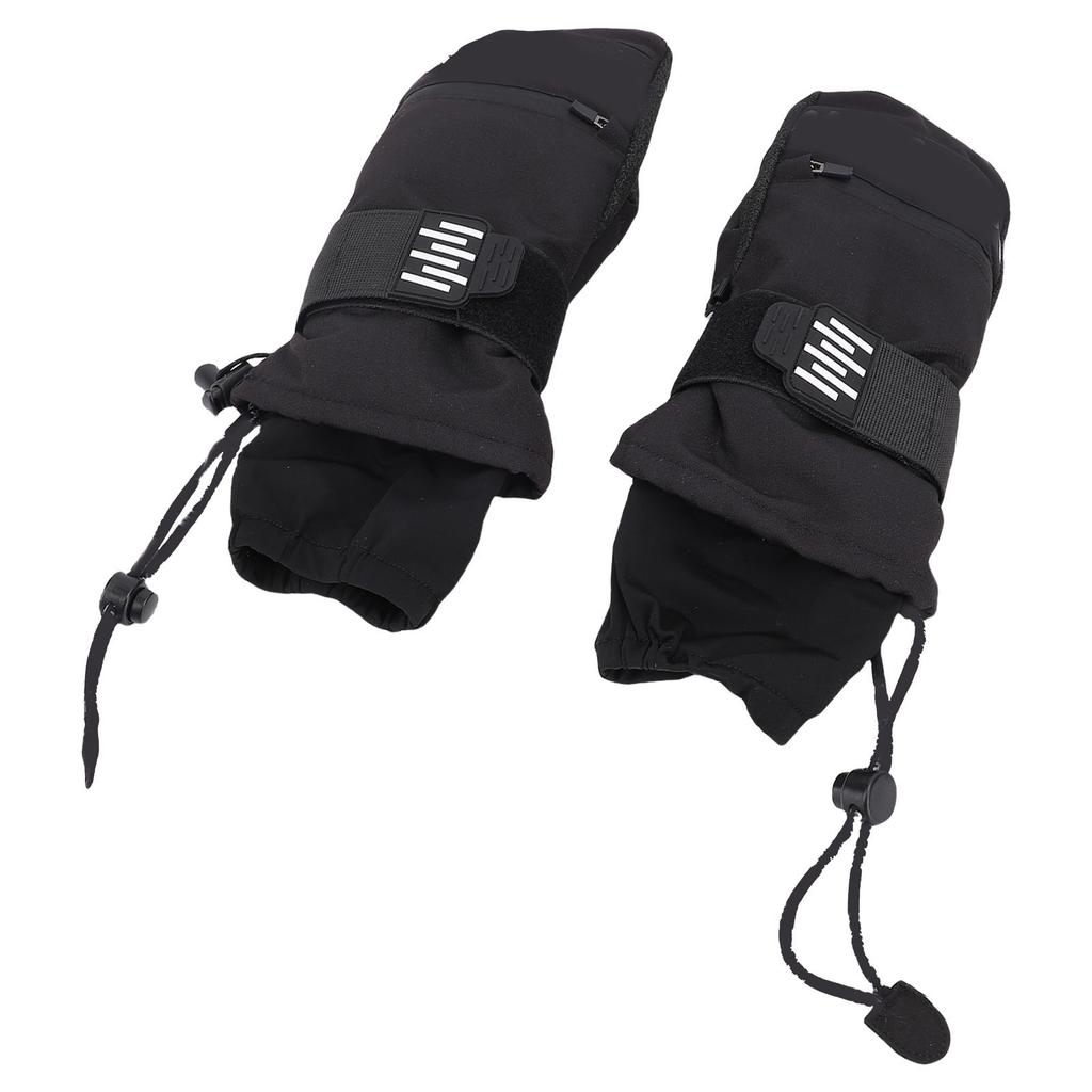Ski Mittens Rain Proof Windproof Snowboarding Mittens with EVA Shock Absorbing Pads Insulated 5 Fing