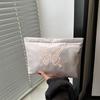 Large Capacity Women Clutch Bag Embroidered Party Banquet Bag Butterfly Cosmetic Bag  Travel