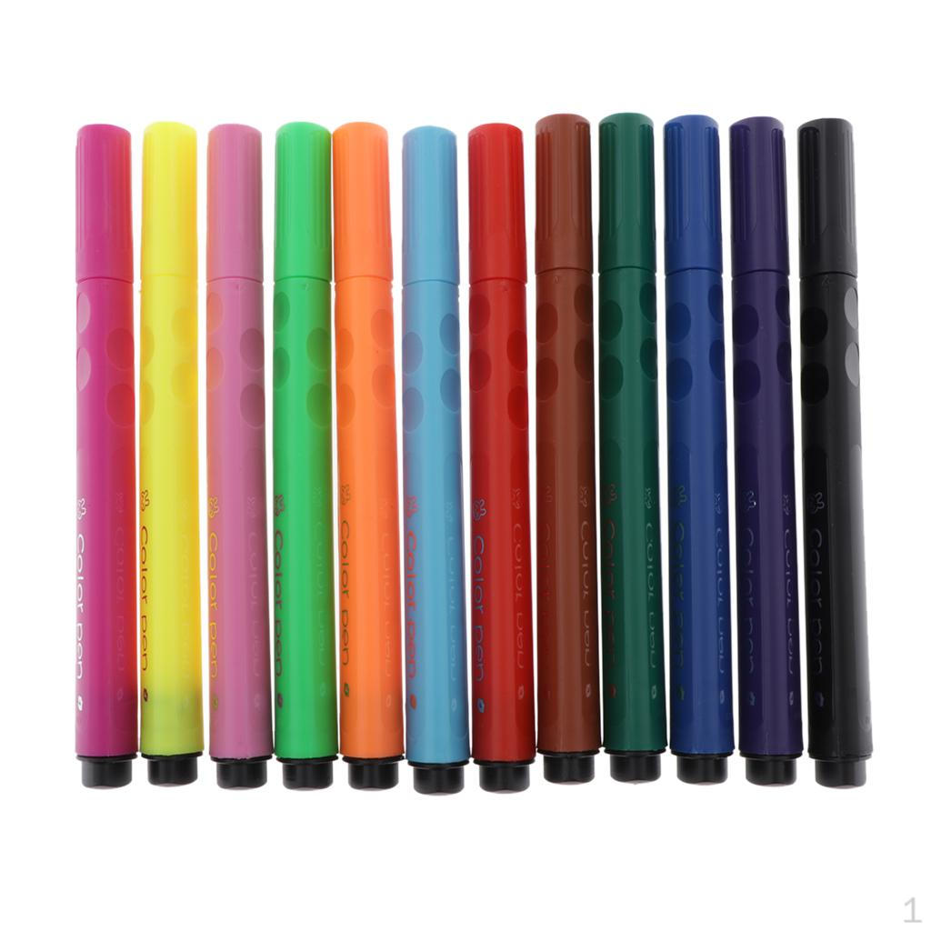 

Paint Mark Quick-drying Pens Wood, Glass, Low-odor 12 Colors