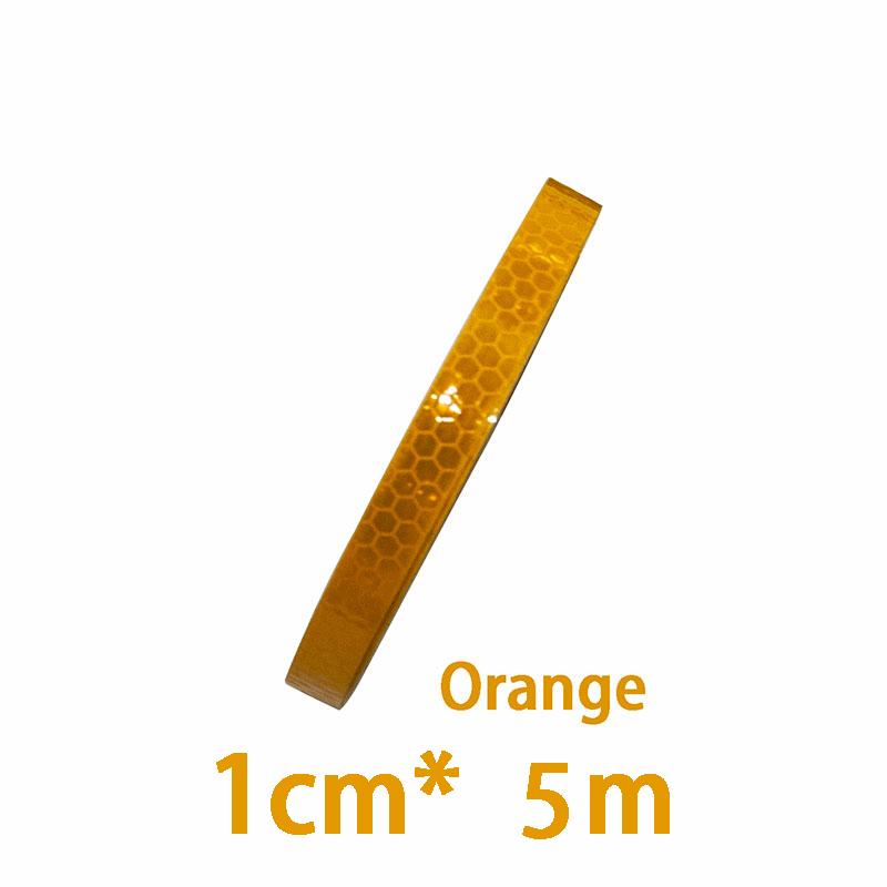 

1cm*20/10/8/5m Reflective Tapes Reflectors Warning Tape Night Safety Sticker White Red Orange Green For Bicycle Car