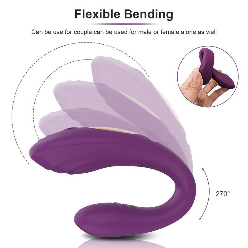 Wireless Remote Control Vibrator Female Dual Motor U Shape Clitoris Stimulator Dildo Wearable Sex Toys for Women Couple Adult