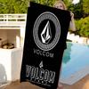 V-Volcoms LOGO Beach Towel Colorful Bath Towels For Girl Microfiber Quick Dry Sand Free Beach Yoga Spa Gym Pool