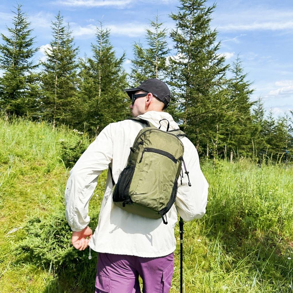 Unisex Foldable Backpack For Mountaineering Hiking Riding Fashion Style With Waterproof Features Nylon Outdoor Camping