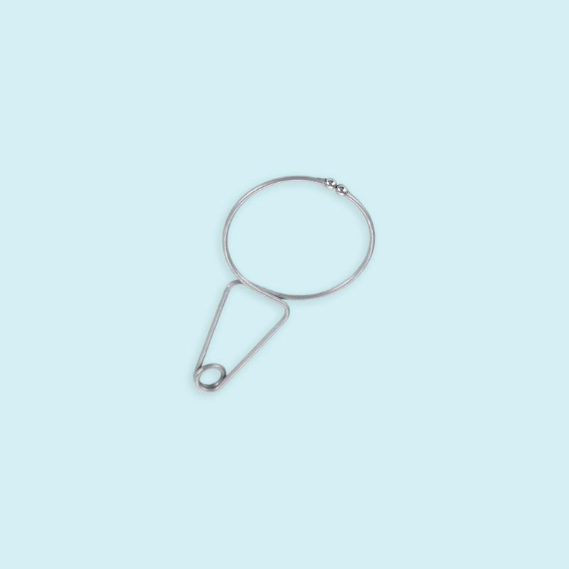 1*Magnetic Ear Acupuncture Point Clamp Stainless Steel Massage Clip Portable Ear Massager Clip With Ear Acupuncture Points Chart