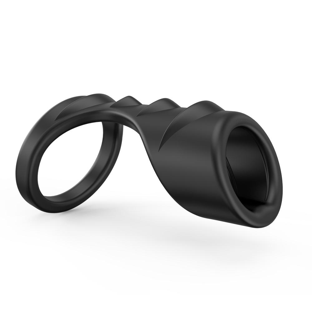 Silicone Penis Ring Cock Ring Delay Ejaculation Scrotal Binding Ball Stretcher Erection Enhancing Lock Cockring Sex Toy for Men