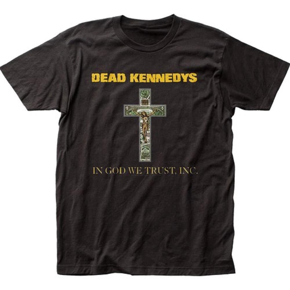 Dead Kennedys In God We Trust t-shirt, punk rock band tee, black graphic shirt M