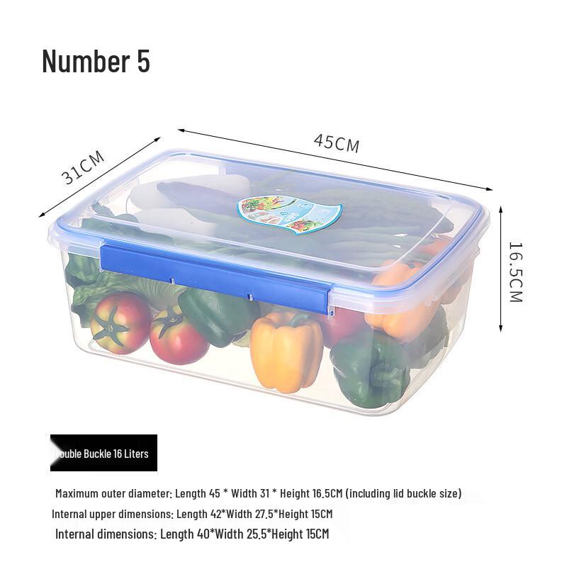 Commercial 16L Microwavable Food Storage Container