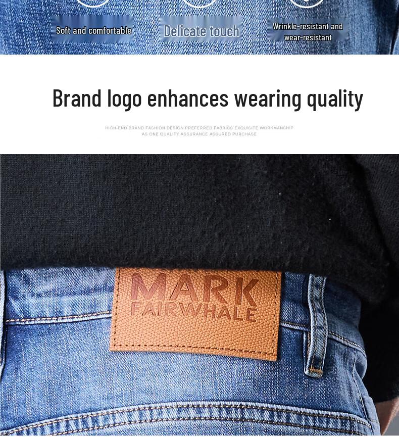 Mark Fairwhale Men's Straight Fit Washed Jeans