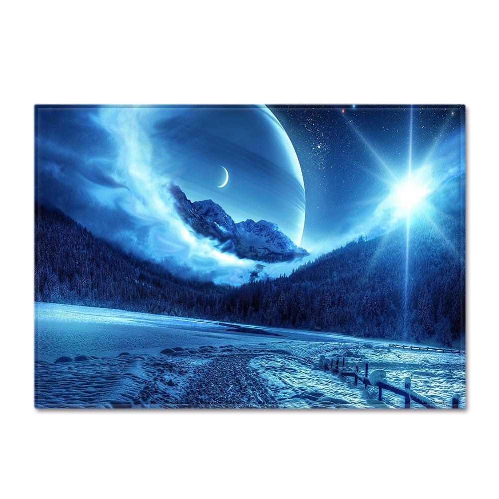 Simple Starry Sky Living Room Carpet Bedroom Dining Room Floor Mat Pattern Size