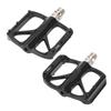 MEROCA Bicycle Pedals Mountain Bike Aluminum DU Bearing Pedals for Road Bikes RX2 Black