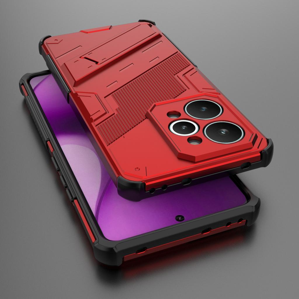 Funda para Realme 15 Pro 5G Para Realme 15 15 Pro 5G Estilo Punk Soporte para Teléfono Parachoques Protector de Armadura Cubierta de TPU para Realme 15 Pro 5G