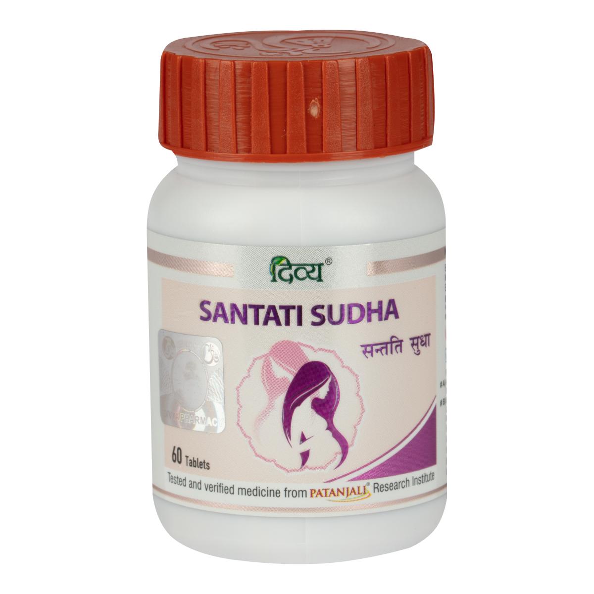 

Patanjali, Divya Santati Sudha 60 N, Santati Sudha Pack = 60 tablets