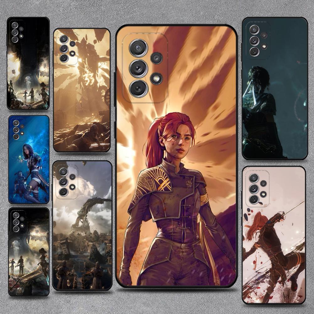 Game C-Clair Obscur Expedition 33 Phone Case For Samsung S25,S24,S21,S22,S23,S30,Ultra,S20,Plus,Fe,Lite,Note,10,9,5G Black Cover
