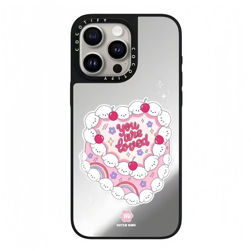 Cute Little Puppy for Apple 16pro Max for IPhone14Plus13 12 15 High-end Fashion Brand Mirror