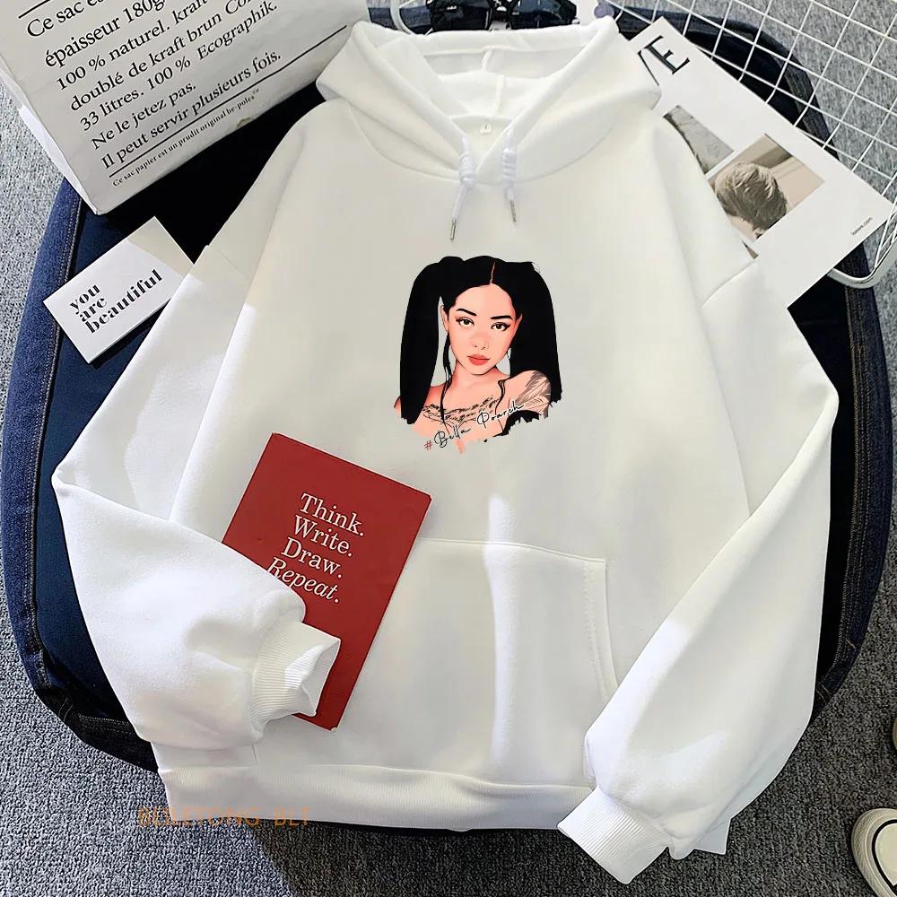 Bella Poarch Hoodie for Autumn/Winter Casual Fleece Comfortable Sweatshirt With Pocket Hip Hop Clothes Ropa Mujer Vintage Hoody