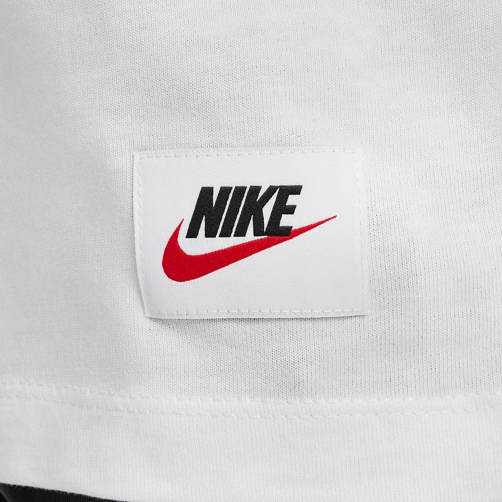 New Nike SportswearSwoosh T Shirt White Kids' HQ3231-100