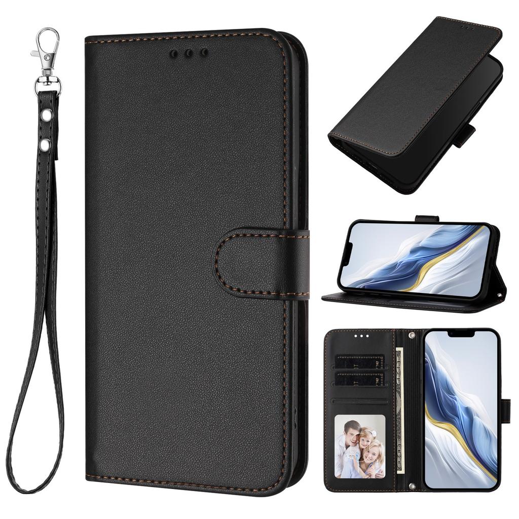 Wallet Flip Case For iPhone 17 16 15 14 13 12 11 Pro Max Air 8 7 Plus X XS XR SE 2020 2022 16e 17e PU Leather Cover with Card Slots