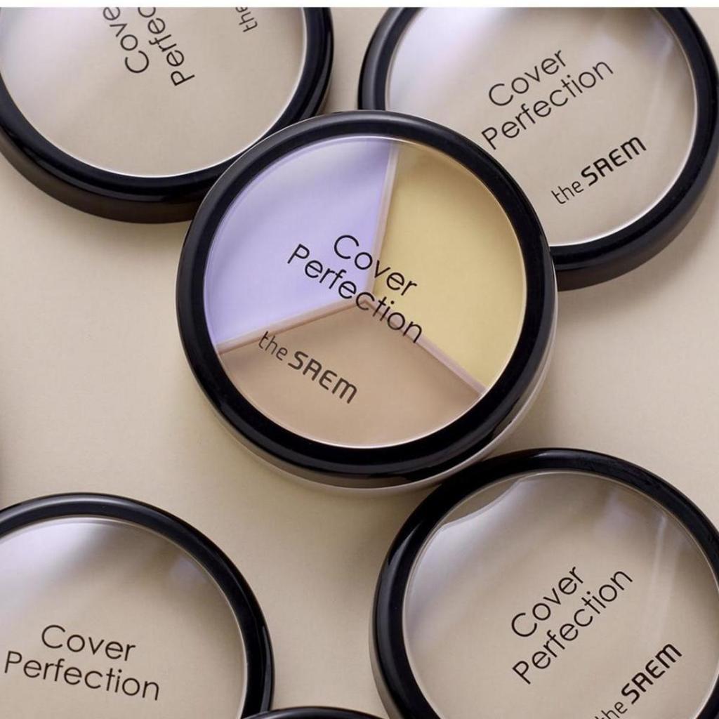 [The Saem] Cover Perfection Triple Pot Concealer 13.5g
