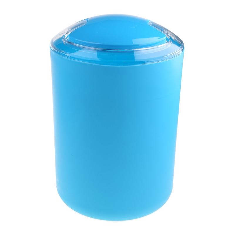 6 Pieces Plastic Gift Set Bathroom Set Toothbrush Holder Cup Soap Dispenser Trash Can Toilet Brush Soap Dish Durable